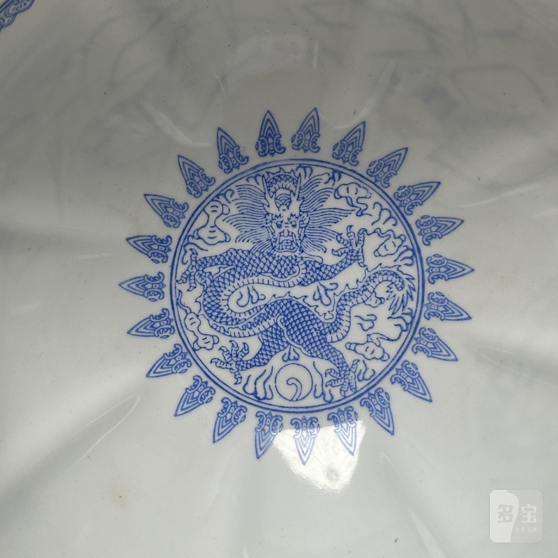 解放初 粉彩虾趣图薄胎碗 - 图10